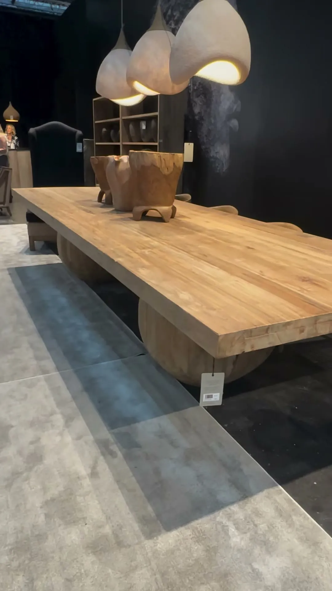 Tampo de mesa em madeira maciça